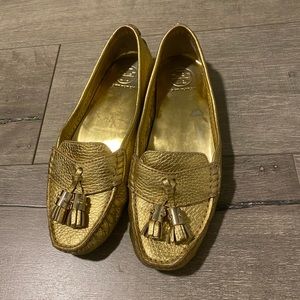 Tory Burch Leather Flats Size 8